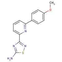 1179362-77-6 3-[6-(4-methoxyphenyl)pyridin-2-yl]-1,2,4-thiadiazol-5-amine chemical structure