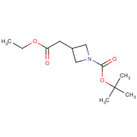 158602-35-8 tert-butyl 3-(2-ethoxy-2-oxoethyl)azetidine-1-carboxylate chemical structure