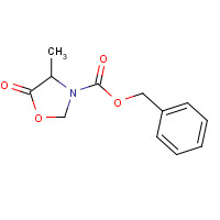 117558-24-4 benzyl 4-methyl-5-oxo-1,3-oxazolidine-3-carboxylate chemical structure