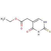 29571-39-9 ethyl 2-(4-oxo-2-sulfanylidene-1H-pyrimidin-5-yl)acetate chemical structure