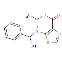 874288-85-4 ethyl 5-(1-phenylethylamino)-1,3-thiazole-4-carboxylate chemical structure