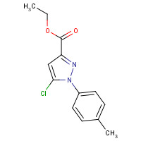 460331-53-7 ethyl 5-chloro-1-(4-methylphenyl)pyrazole-3-carboxylate chemical structure