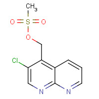 1539309-56-2 (3-chloro-1,8-naphthyridin-4-yl)methyl methanesulfonate chemical structure