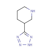 112626-96-7 3-(2H-tetrazol-5-yl)piperidine chemical structure