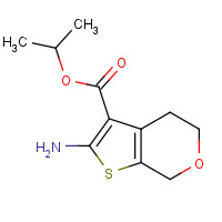 910472-78-5 propan-2-yl 2-amino-5,7-dihydro-4H-thieno[2,3-c]pyran-3-carboxylate chemical structure