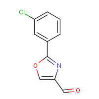885273-15-4 2-(3-chlorophenyl)-1,3-oxazole-4-carbaldehyde chemical structure
