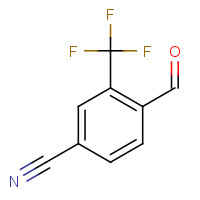 211796-64-4 4-formyl-3-(trifluoromethyl)benzonitrile chemical structure