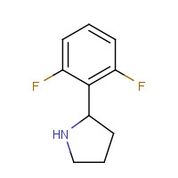 1016529-46-6 2-(2,6-difluorophenyl)pyrrolidine chemical structure