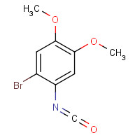 1232688-41-3 1-bromo-2-isocyanato-4,5-dimethoxybenzene chemical structure