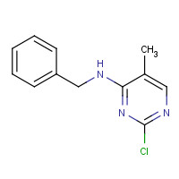 91396-13-3 N-benzyl-2-chloro-5-methylpyrimidin-4-amine chemical structure