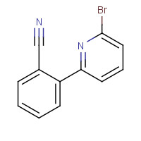 463335-82-2 2-(6-bromopyridin-2-yl)benzonitrile chemical structure