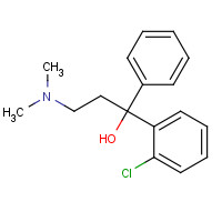 791-35-5 1-(2-chlorophenyl)-3-(dimethylamino)-1-phenylpropan-1-ol chemical structure
