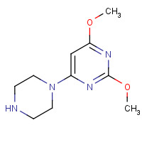 38539-75-2 2,4-dimethoxy-6-piperazin-1-ylpyrimidine chemical structure