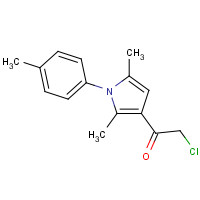 300557-74-8 2-chloro-1-[2,5-dimethyl-1-(4-methylphenyl)pyrrol-3-yl]ethanone chemical structure