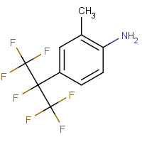 238098-26-5 4-(1,1,1,2,3,3,3-heptafluoropropan-2-yl)-2-methylaniline chemical structure