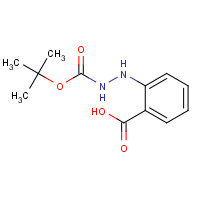 155290-47-4 2-[2-[(2-methylpropan-2-yl)oxycarbonyl]hydrazinyl]benzoic acid chemical structure
