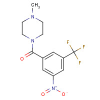 853296-95-4 (4-methylpiperazin-1-yl)-[3-nitro-5-(trifluoromethyl)phenyl]methanone chemical structure