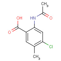1204312-39-9 2-acetamido-4-chloro-5-methylbenzoic acid chemical structure