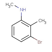 1187928-43-3 3-bromo-N,2-dimethylaniline chemical structure