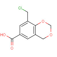 884325-48-8 8-(chloromethyl)-4H-1,3-benzodioxine-6-carboxylic acid chemical structure