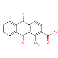 82-24-6 1-amino-9,10-dioxoanthracene-2-carboxylic acid chemical structure