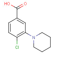 886501-28-6 4-chloro-3-piperidin-1-ylbenzoic acid chemical structure