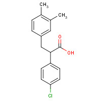 1379653-22-1 2-(4-chlorophenyl)-3-(3,4-dimethylphenyl)propanoic acid chemical structure
