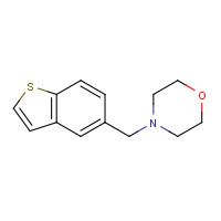959144-98-0 4-(1-benzothiophen-5-ylmethyl)morpholine chemical structure