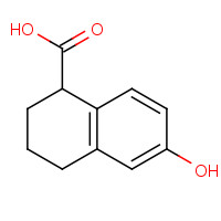 80859-00-3 6-hydroxy-1,2,3,4-tetrahydronaphthalene-1-carboxylic acid chemical structure