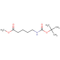 85908-97-0 methyl 5-[(2-methylpropan-2-yl)oxycarbonylamino]pentanoate chemical structure