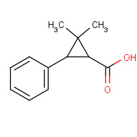 50672-13-4 2,2-dimethyl-3-phenylcyclopropane-1-carboxylic acid chemical structure