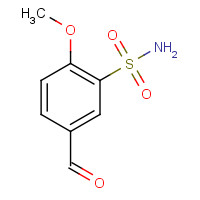 105764-07-6 5-formyl-2-methoxybenzenesulfonamide chemical structure