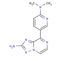 1360612-66-3 8-[6-(dimethylamino)pyridin-3-yl]-[1,2,4]triazolo[1,5-a]pyrazin-2-amine chemical structure