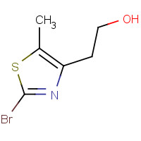 496062-16-9 2-(2-bromo-5-methyl-1,3-thiazol-4-yl)ethanol chemical structure