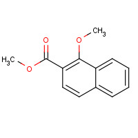 6039-59-4 methyl 1-methoxynaphthalene-2-carboxylate chemical structure