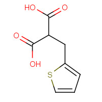4475-24-5 2-(thiophen-2-ylmethyl)propanedioic acid chemical structure
