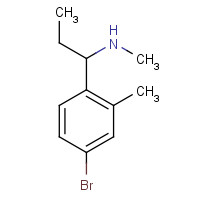 1599244-41-3 1-(4-bromo-2-methylphenyl)-N-methylpropan-1-amine chemical structure