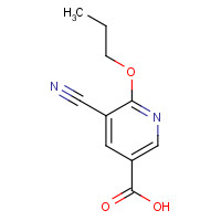 1258855-96-7 5-cyano-6-propoxypyridine-3-carboxylic acid chemical structure