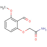 1000267-50-4 2-(2-formyl-3-methoxyphenoxy)acetamide chemical structure