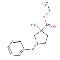 475469-12-6 ethyl 3-amino-1-benzylpyrrolidine-3-carboxylate chemical structure