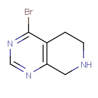 1083181-71-8 4-bromo-5,6,7,8-tetrahydropyrido[3,4-d]pyrimidine chemical structure