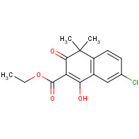1035260-94-6 ethyl 7-chloro-1-hydroxy-4,4-dimethyl-3-oxonaphthalene-2-carboxylate chemical structure