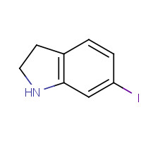 115666-46-1 6-iodo-2,3-dihydro-1H-indole chemical structure
