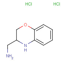 1187930-12-6 3,4-dihydro-2H-1,4-benzoxazin-3-ylmethanamine;dihydrochloride chemical structure