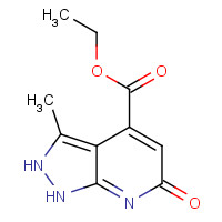 1018166-61-4 ethyl 3-methyl-6-oxo-1,2-dihydropyrazolo[3,4-b]pyridine-4-carboxylate chemical structure