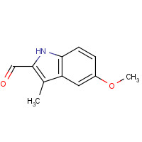 30464-90-5 5-methoxy-3-methyl-1H-indole-2-carbaldehyde chemical structure