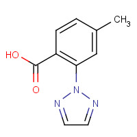1381972-89-9 4-methyl-2-(triazol-2-yl)benzoic acid chemical structure