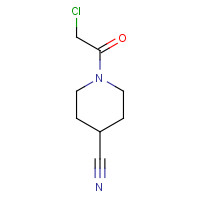 1003320-12-4 1-(2-chloroacetyl)piperidine-4-carbonitrile chemical structure