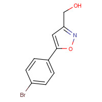 640291-96-9 [5-(4-bromophenyl)-1,2-oxazol-3-yl]methanol chemical structure