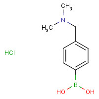 938465-64-6 [4-[(dimethylamino)methyl]phenyl]boronic acid;hydrochloride chemical structure